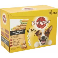 Pedigree Pouch Selection 12x100g