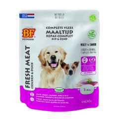 Bf Petfood Vers Vlees Met Eend Hondenvoer 7x90g