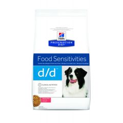 Hill’s Prescription Diet D/D – Hondenvoer met Zalm en rijst – 12kg