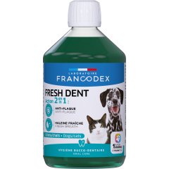 Francodex Fresh Dent Hygiène Bucco-Dentaire pour Chiens et Chats 500ML