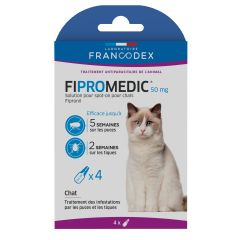Francodex Fipromedic Anti-Puce 50mg Spot-On pour Chat