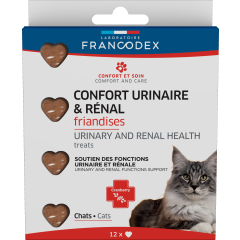 Francodex Confort Urinaire & Rénal Friandises pour Chats 12 pièces