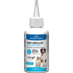 Francodex Soin Oreilles Loition Nettoyante pour Chiens et Chats 125ml