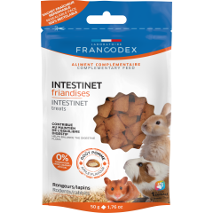Francodex Intestinet Friandises pour Rongeurs et Lapins 50g