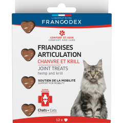 Francodex Friandises Articulation pour Chats 12 pièces