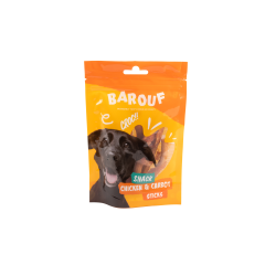Barouf Snack Chicken & Carrot Sticks Friandise pour Chien