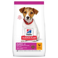 Hill's Science Plan Puppy Small & Mini croquettes pour chiot de petite taille au poulet 1,5Kg