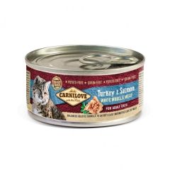 Carnilove Adult Kalkoen & Zalm Kattenvoer 100g