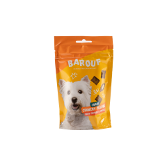 Barouf Snack Crunchy Pillows Friandise pour Chat Poulet & Fromage 60g