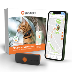 Weenect Tracker Kat Zwart