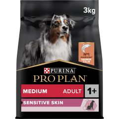 Pro Plan Croquettes Sensitive Skin Chien (adulte / Moyen) Saumon 3kg