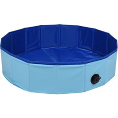Doggy Splatter Pool Blauw 80x20cm