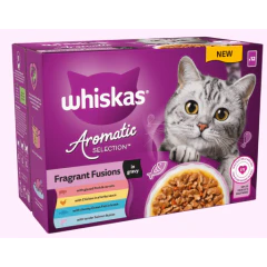 Whiskas Arromatic Selection Fragrant Fusions Natvoer in Zakjes voor Katten 12x85g
