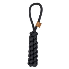 Kurt gevlochten kegel XS - 22cmx10mm zwart