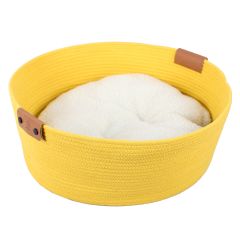 Panier pour chats Tres 57x57x20cm ocre jaune