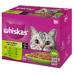 Whiskas La Carte Mixte En Sauce 7+ Sachets Pour Chat 12x85g