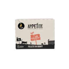 Appetite Kitten Filets in Saus met Zalm 12x85g