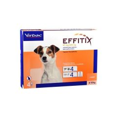 Effitix Spot On S - Chien 4-10Kg