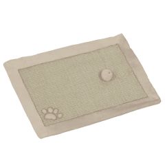 Tapis Grattoir Sisal Beige/blanc 100x60cm