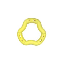 Jouet Chien Tpr Anneau Jaune Vanille 12cm