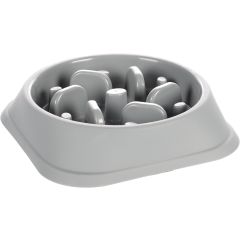 Flamingo Gamelle Bobo Slow Feeder Gris 500ml