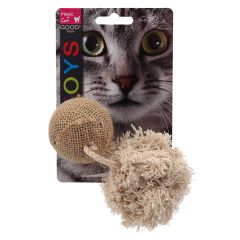 Magic Cat Jouet Avec De L'herbe À Chat - 10cm