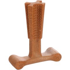 Flamingo Nyl'O Bamboo T-Bone Jouet à Mâcher avec Goût de Boeuf