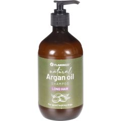 Flamingo Shampooing Natural Huile d'Argan Races à Poils Longs 500 ml