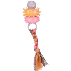 Flamingo Jouet Chiot Tpr Bunty Anneaux Taupe