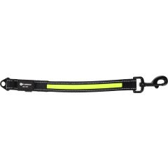 Flamingo Chien Pièce d'Extension pour Laisse Flitzy Noir & Jaune 39cm