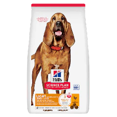 Hill's Science Plan Mature Adult Light Croquettes pour Chien Âgé au Poulet 12kg