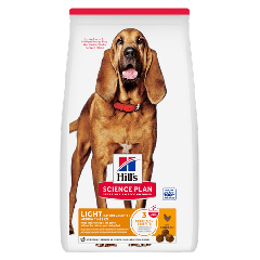 Hill's Science Plan Light Mature Medium Adult 7+ Hondenvoer met Kip