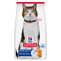 Hill's Science Plan Mature Cat Adult 7+ Kattenvoer Kip 10kg