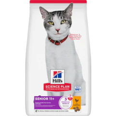Hill's Science Plan Senior 11+ Croquettes Chat Poulet 1,5kg