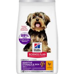Hill's Science Plan Sensitive Skin & Stomach Adult Croquettes pour Petits Chiens 6kg