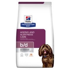 Hill's Prescription Diet B/d Brain Ageing Care Hondenvoer Droog Met Kip 12kg