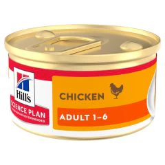 Hill's Science Plan Adult Mousse pour Chats au Poulet 12x85g