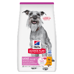 Hill's Science Plan Light Mature Adult 7+ Small & Mini Hondenvoer  Kip 2,5kg