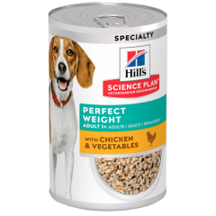 Hill'S Science Plan Perfect Weight Boites Pour Chiens Adultes avec Poulet 363g