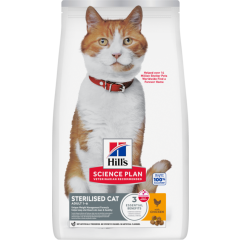 Hill's Science Plan Sterilised Cat Adult Kattenvoer Kip 1,5kg