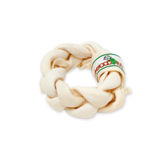 Farm Food Rawhide Dental Braid Donut M