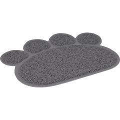 Flamingo Tapis pour Bac À Litière Pitou Gris 30x40cm