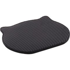 Flamingo Tapis De Litiere pour Chat Matz Noir 50x40x1,3cm