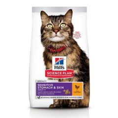 Hill's Science Plan Sensitive Stomach & Skin croquettes pour chat au poulet