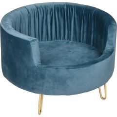 Sofa Vivi Bleu Pétrole 48x48x33cm