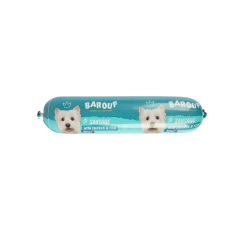 Barouf Adult Worst met Kip & Vis Hondenvoer 800g