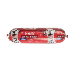 Barouf Adult Worst met Rund & Kalkoen 400g