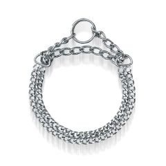 COLLIER GOURMETTE 2 RANGS