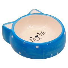 Magic Cat Gamelle En Céramique En Forme De Tête De Chat - 13x4cm