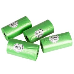 Sacs Ramasse-crottes Eco Biodegradable 4x20st Vert